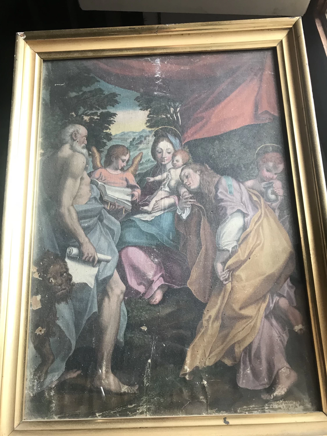 La Madonna di San Gerolamo - Villa medicea della Petraia, Firenze